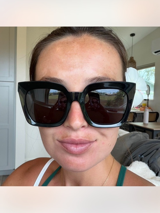 RAEN Oversized Black Square Sunglasses main image 6